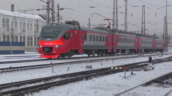 Сборник: пригородный электропоезд ЭП3Д Красноярск | Железная дорога