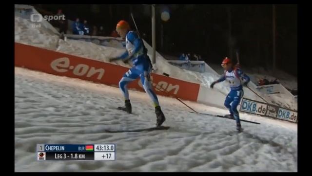 MS v biatlonu 2015-česká smíšená štafeta-zlato смотреть онлайн