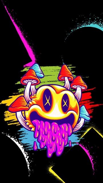 (Video-WP)[GET] Neon Smile Emoji Mushroom(Video/AOD) смотреть онлайн