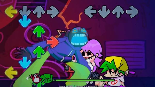 МЕГА БАТЛ FNF - когда наступает очередь противника, мод меняется — Friday Night Funkin' смотреть онлайн