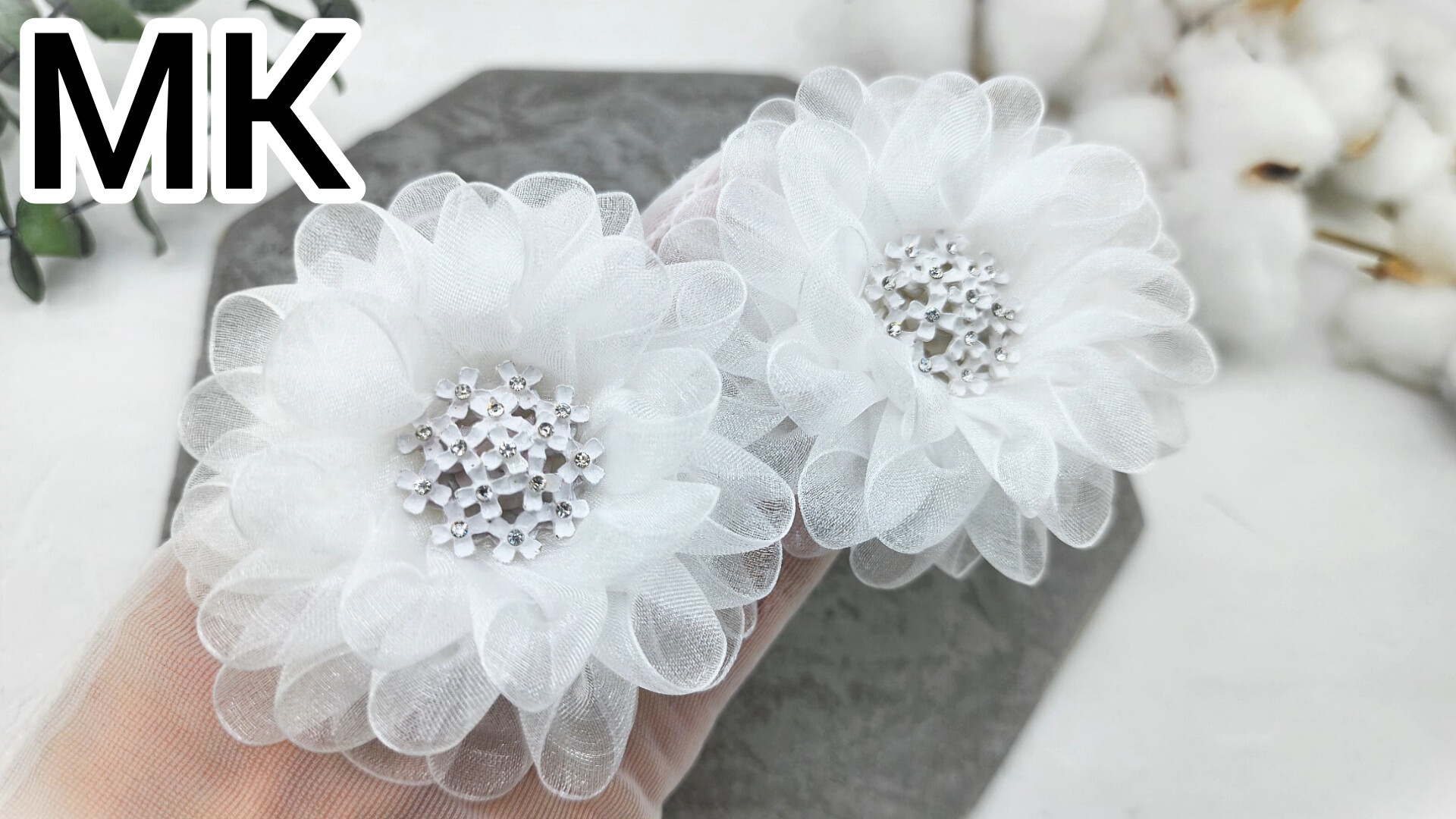 Белые бантики, Бантики на 1 сентября,  Круглые бантики, Школьные  бантики, Бантики  своими  руками