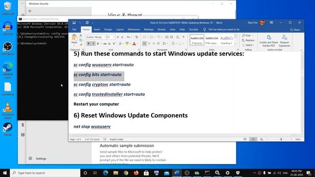 How to Fix Error 0x800703f1 While Updating Windows 10 смотреть онлайн