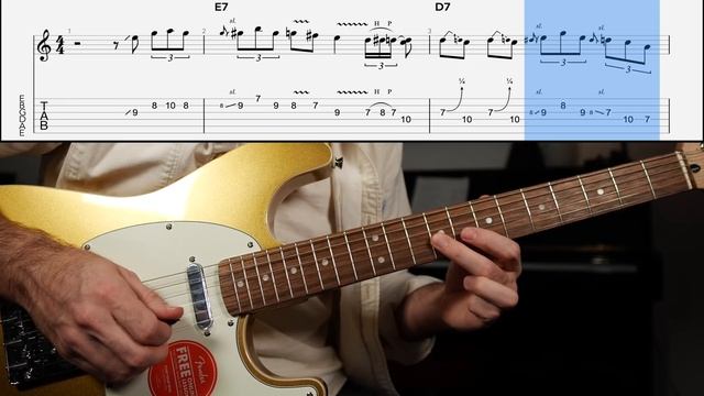 Super Smooth Blues Turnaround Licks + Stratocaster Giveaway! смотреть онлайн