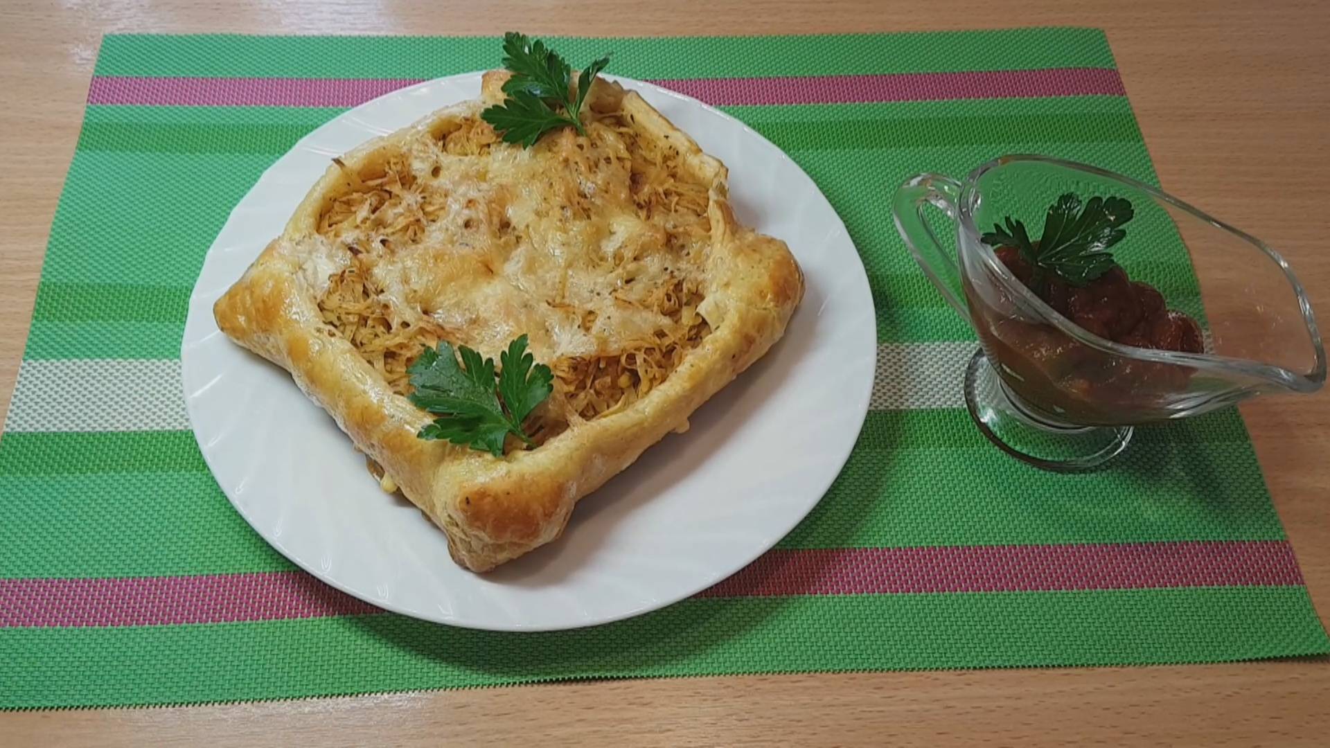 Открытый картофельный пирог из слоеного теста!!! смотреть онлайн