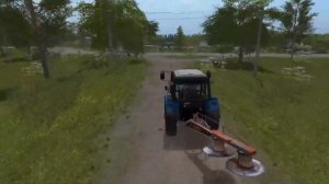 [РП] Скосил бабушке поле на МТЗ 82.1! Farming Simulator 17
