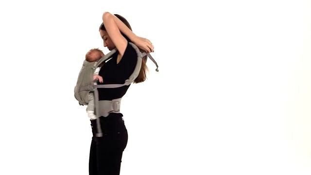 Ergobaby Adapt Carrier | Instructions Front Inward with "H" straps смотреть онлайн