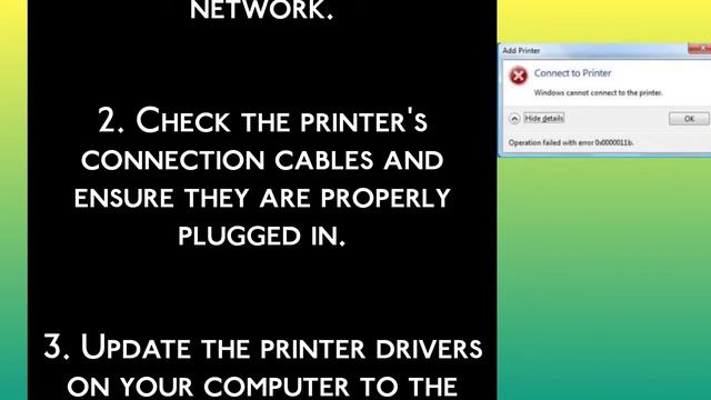 How to Fix Windows Cannot Connect to the Printer Error 0x0000011b (EASY) смотреть онлайн