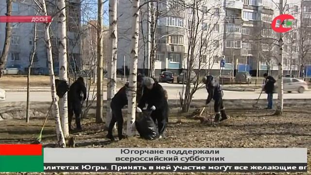 Югорчане вышли на субботник смотреть онлайн