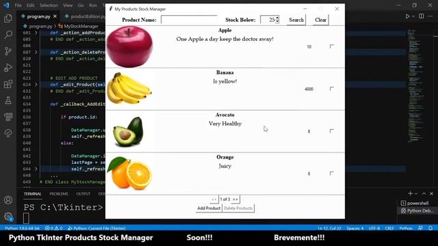 🔥 Python TkInter My Products Stock Manager [Announcement] 🔥#AllTech_TkInter #PyTech_TkInter смотреть онлайн