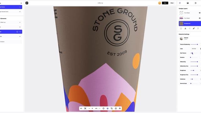 3D Coffee Cup Mockup | Quick Provisual Tutorial смотреть онлайн