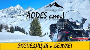 БЕЛУХА! Экспедиция на снегоходах AODES/ЛЕДНИК ГЕБЛЕРА #алтай #2025 #aodes