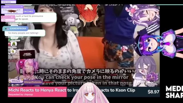 Matara Reacts to Zen Reacts to Mel Reacts to Michi Reacts to Henya Reacting to Mouse Watching Kson. смотреть онлайн