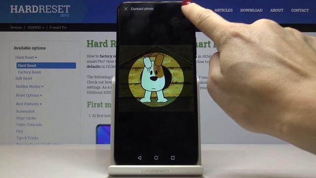 How to Add a Photo to Contact in HUAWEI P Smart Pro смотреть онлайн