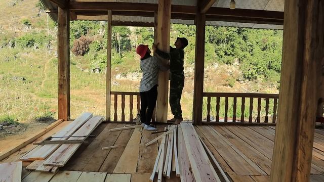 Building a new life Ep.62 | build a house wall out of wood. strawberries, potatoes and tomatoes смотреть онлайн