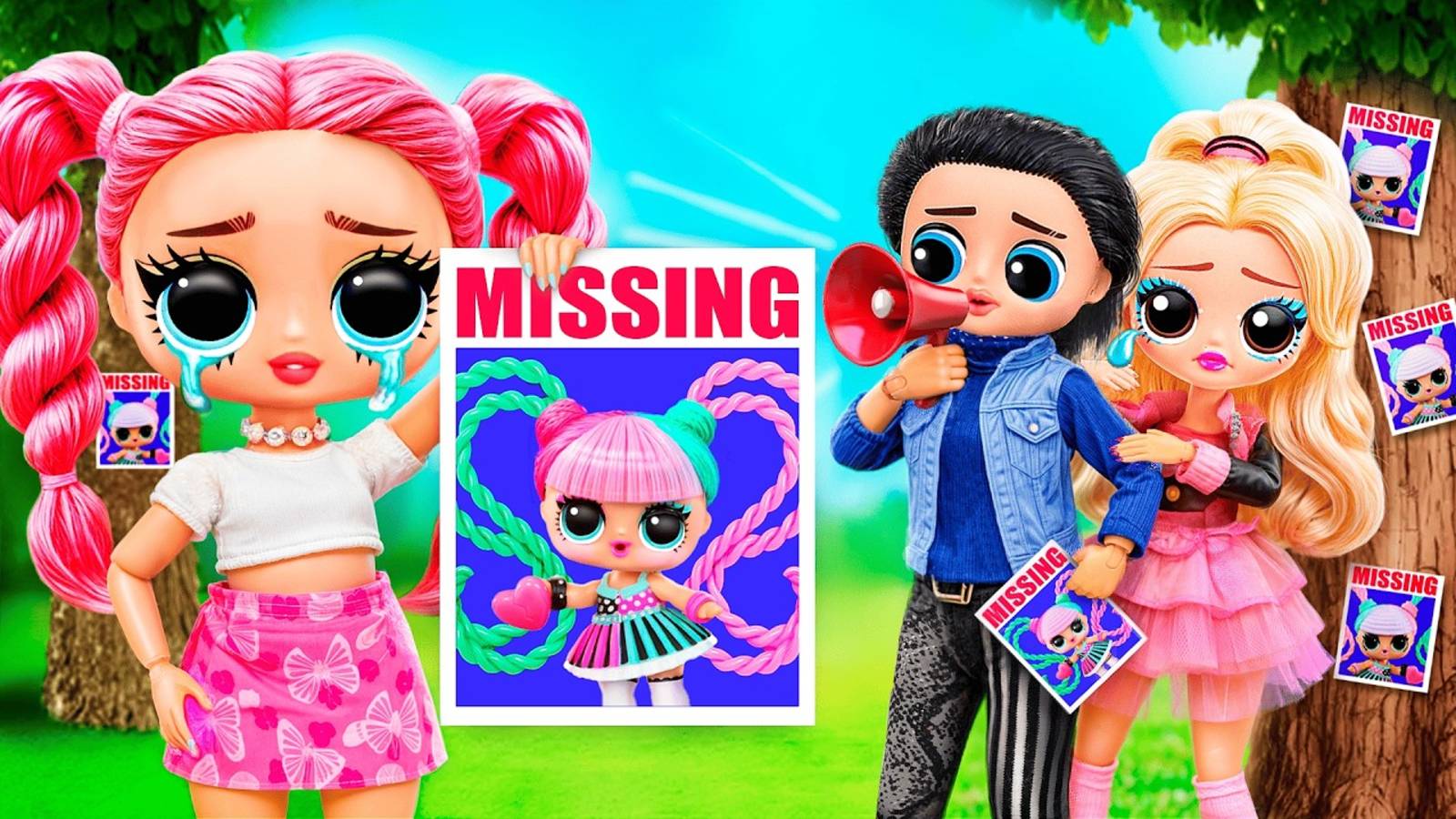 Моя Младшая Сестра Пропала! Идеи для кукол ЛОЛ смотреть онлайн