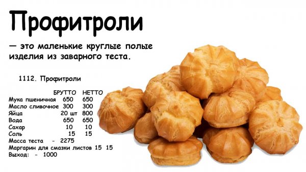 Профитроли