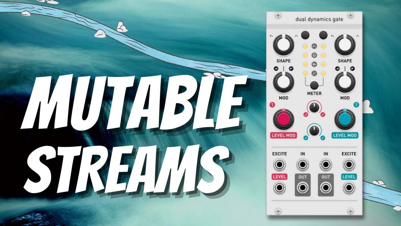 34 - Mutable Instruments Streams - Dual Dynamics Gate in VCV Rack 2 смотреть онлайн