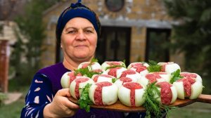 Фаршированный Лук с Пастой