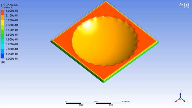 Ansys Polyflow | Simulation thermoforming plastic bowl смотреть онлайн