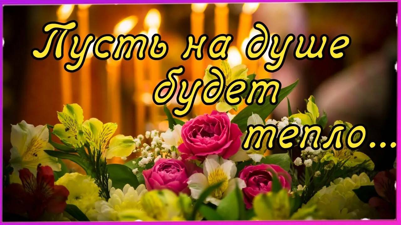 ПОЖЕЛАНИЯ ДОБРОГО ВЕЧЕРА и ДУШЕВНОГО ТЕПЛА смотреть онлайн