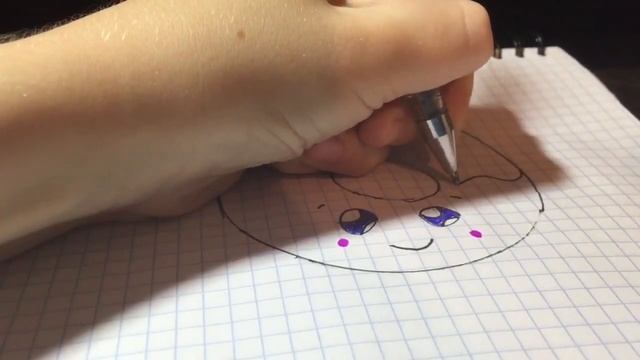 TUTORIAL|как нарисовать KAWAII пончик