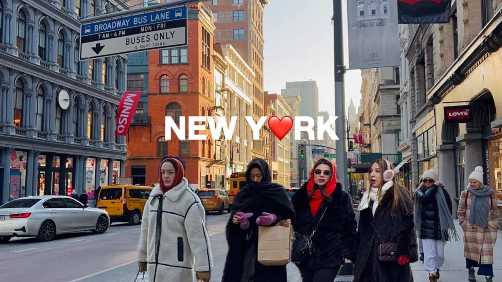 NYC Walk🗽Freezing Cold Weather In New York City🥶❄️Walking Around SoHo In Manhattan | Jan 2025