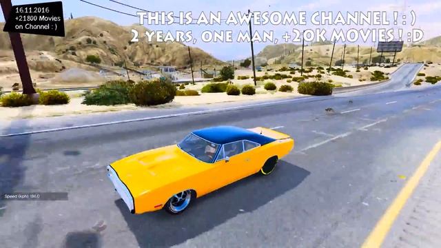 1970 Dodge Charger R T Drag 1.0 - GTA V MOD ENB | 2.7K / 1440p ! _REVIEW смотреть онлайн