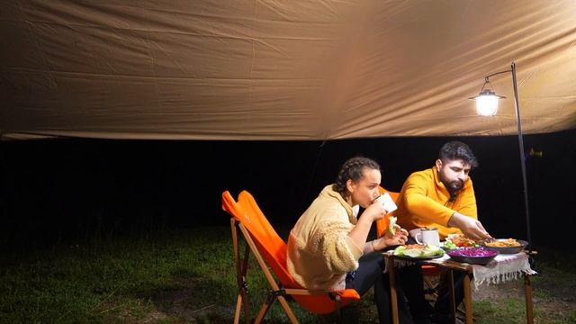 YAGMUR FIRTINASINDA MAHSUR KALIYORDUK / ŞİŞME ÇADIRLA KAMP