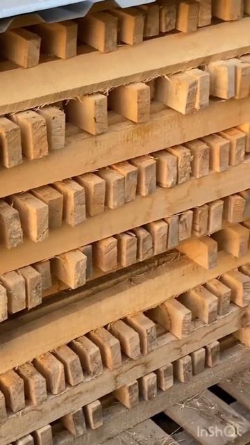 Атмосферная сушка клепки #бондари #бочка #дуб #бондарь смотреть онлайн