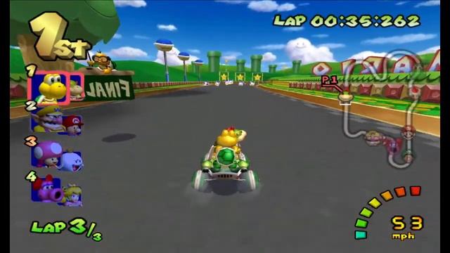 MARIO KART: DOUBLE DASH!! (GAMECUBE) ALL CUP TOUR MIRROR 3-17-23 смотреть онлайн