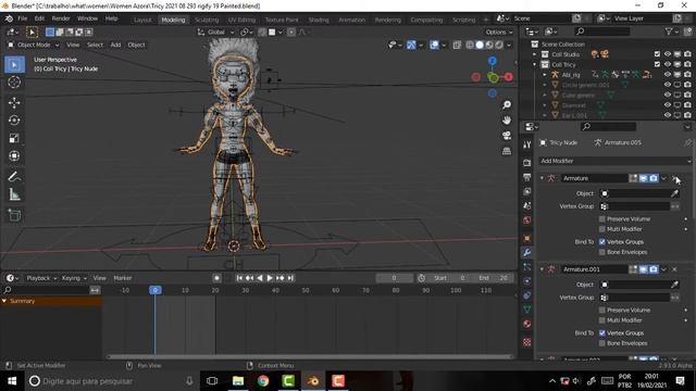 BLENDER 1743 Laranja Revoltada Change Rest Pose смотреть онлайн