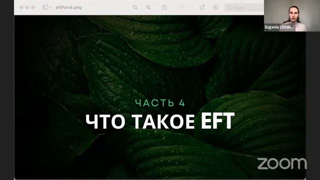 Что такое EFT. Часть 4
