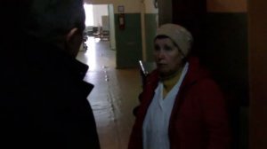 Внутри Лужской ЦРБ этажи