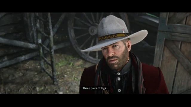 ARTHUR RECEIVING JAWBONE KNIFE FROM DEBORAH MCGUINNESS WHILE SPORTING LATE GAME ITEMS IN CHAPTER 2. смотреть онлайн