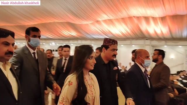 Bibi Asifa Bhutto zardari Mpa sardar malik asad sikandar khan atend wedding giyanbchand nephew смотреть онлайн