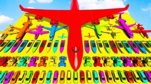 Машинки летают и прыгают! Развивающие мультики Машины помощники. Мультфильмы про машинки