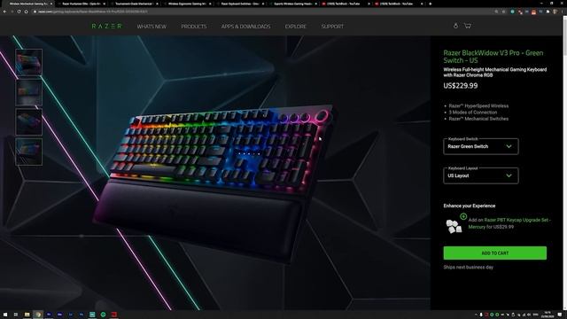 My thoughts on Razer's BlackWidow V3 Pro!! смотреть онлайн