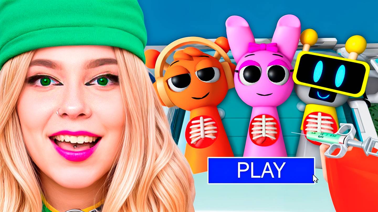 SPRUNKI я СБЕЖАЛА от НИХ! смотреть онлайн