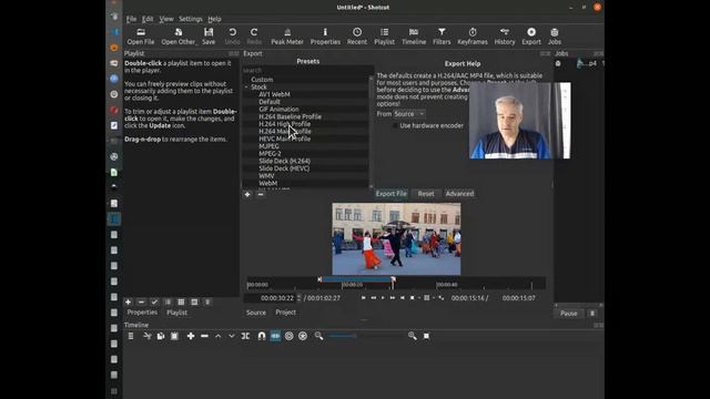 problem: export clip selection from source solution: shotcut I then O then export from source смотреть онлайн
