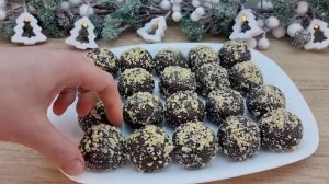 Несколько обычных ингредиентов и вкусные конфеты к чаю готовы_ простые идеи десертов без выпечки