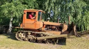 Нашли трактор ДТ-75  1964 года! Мощь!