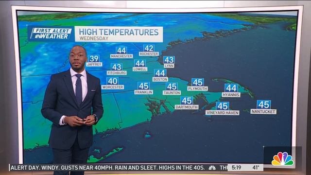 Nor'easter bringing heavy rain to Boston Wednesday смотреть онлайн