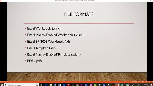 Microsoft Excel 2016 - Level 1, Part 2 смотреть онлайн