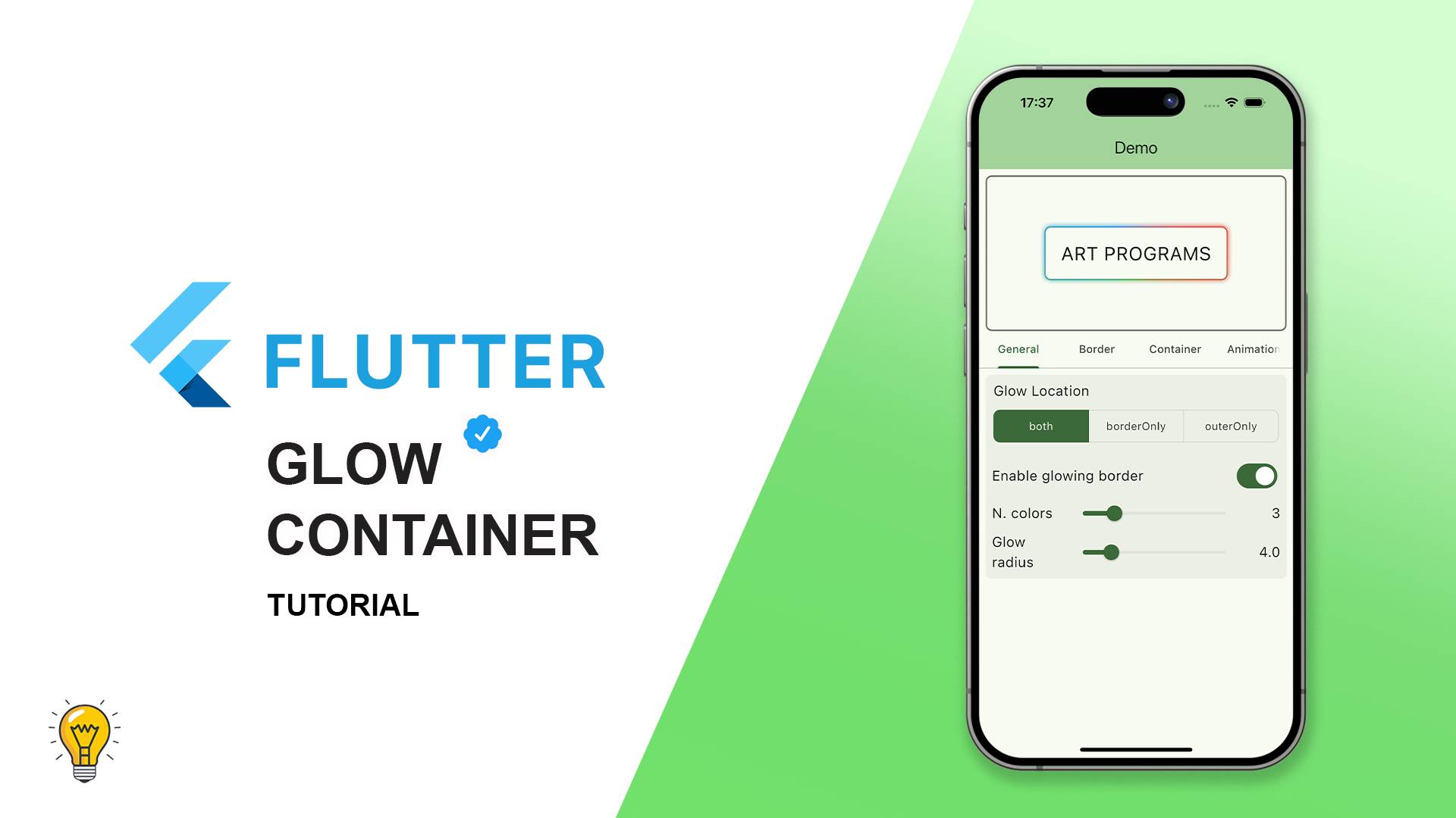 Flutter Glow Container Package - Add Stunning Glow Effects! смотреть онлайн