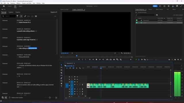 Text Based Editing Tutorial Adobe Premiere Pro 2024 | Premiere Pro Tutorials смотреть онлайн