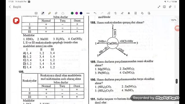 DİM-2023 | KİMYA | DUZLAR | Test izahı 171-209 | Ləman H | 051 542 09 87 смотреть онлайн