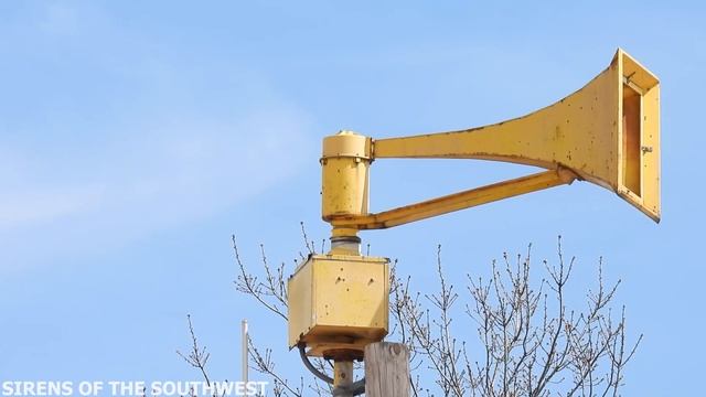 Federal Signal Thunderbolt 1000AT Siren Test (Full Alert) | Moore, OK | 3/11/23