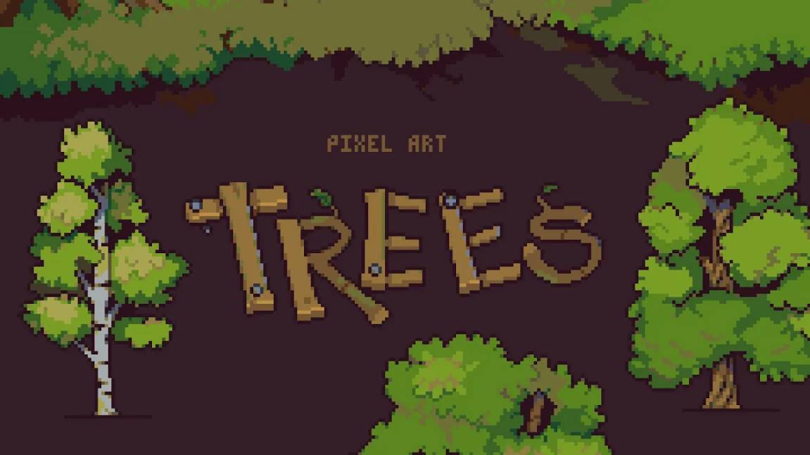 03 - How to Draw Pixel Art Trees! (My method) смотреть онлайн