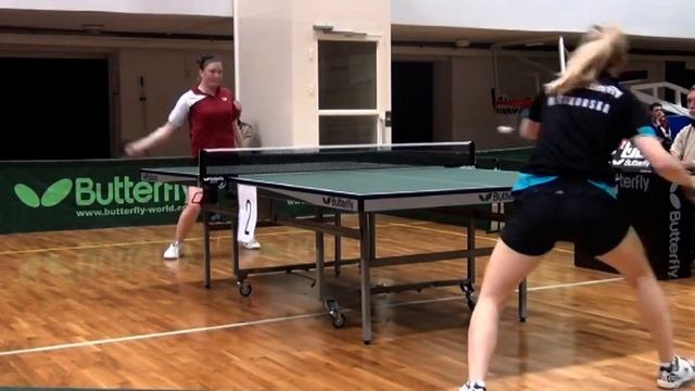 table tennis Butterfly Baltic Cup 2012 BYKOVA M (RUS) - SIKORSKA M (POL) 3-2 смотреть онлайн