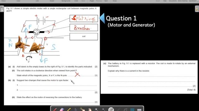 Electromagnetism: IGCSE Past paper question 1 смотреть онлайн